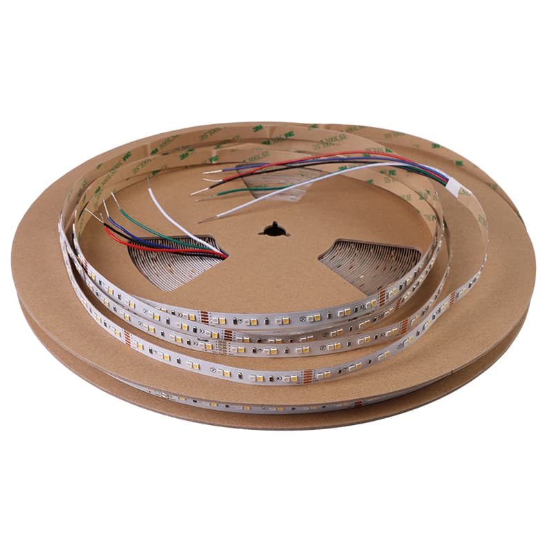 LED-лента 2835 SMD, 120 светодиодов/м, 19 Вт, 24 В, IP20, RGB+W (4000 К)