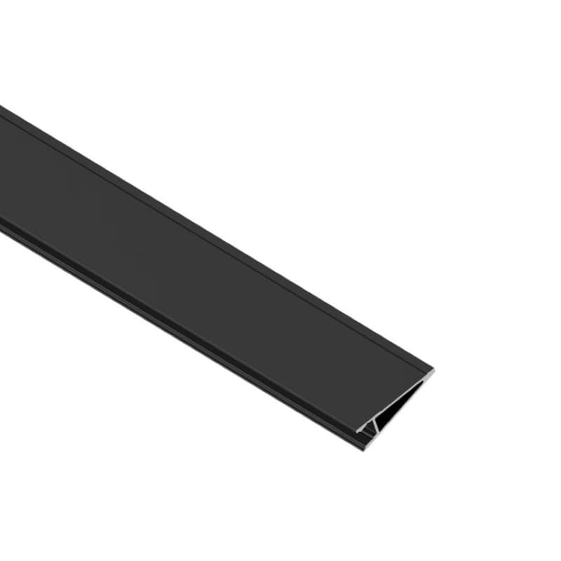 Профиль для светодиодной ленты, УГОЛОВОЙ SLIM, L = 3 м, алюминий, черный