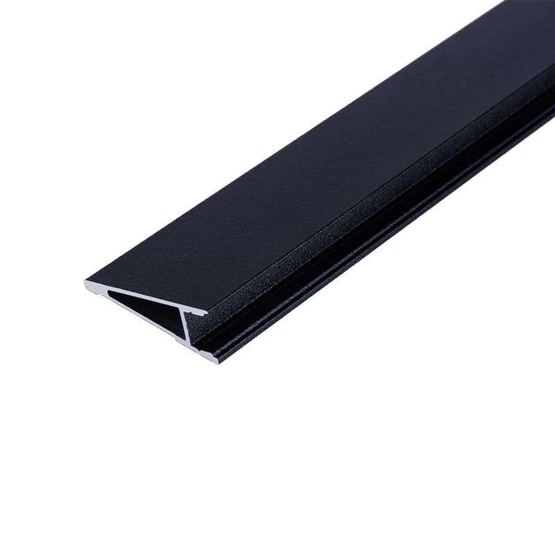 Профіль для LED-стрічки, КУТОВИЙ SLIM, L = 3m, алюміній, чорний