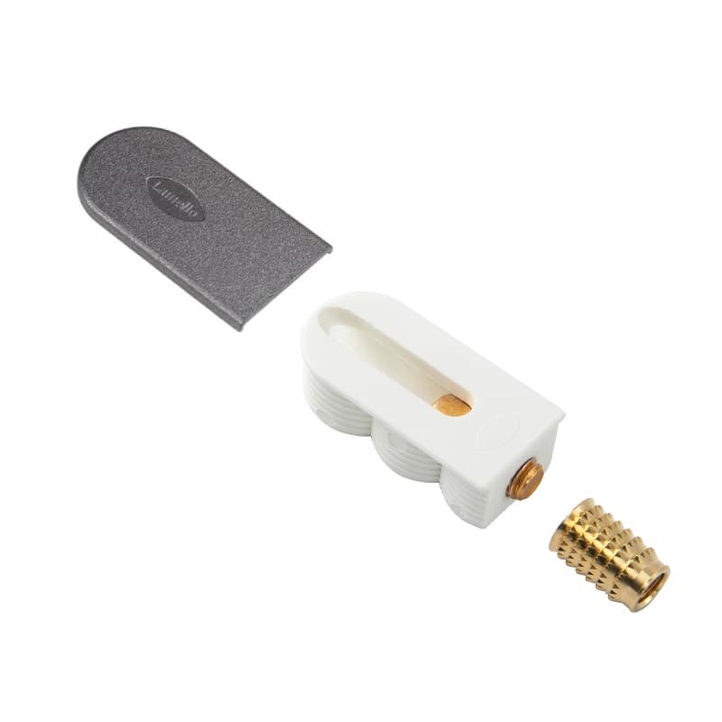 Комплект стяжки Cabineo 8 М6 для плит 17–25 мм, под темную сталь, Lamello
