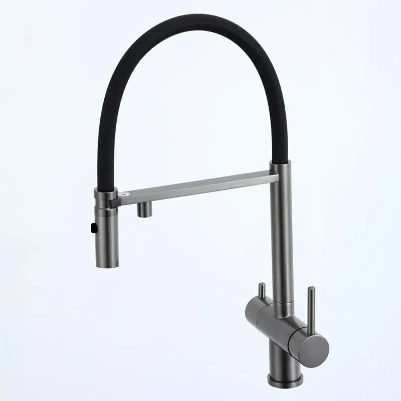 Змішувач FKM 3130 Black Steel Fabiano