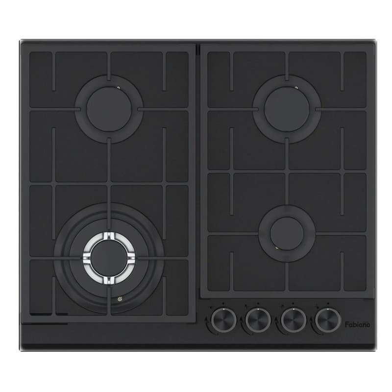 Газова варильна FHG 8244 VGHT Diamond Black Fabiano