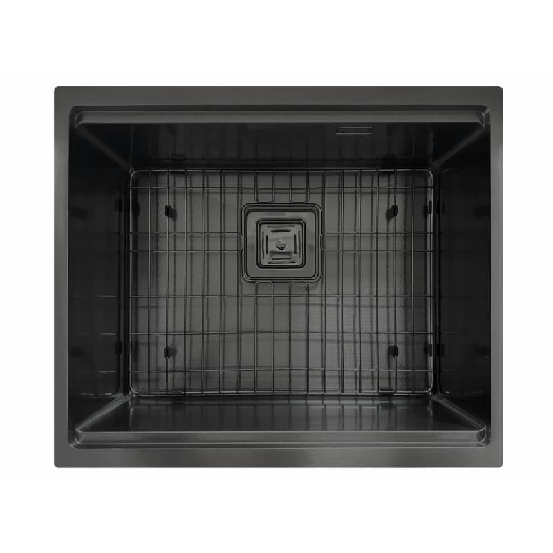 Мийка нерж. Quadro Center 54 Celldecor Nano Graphite (мпс) Fabiano
