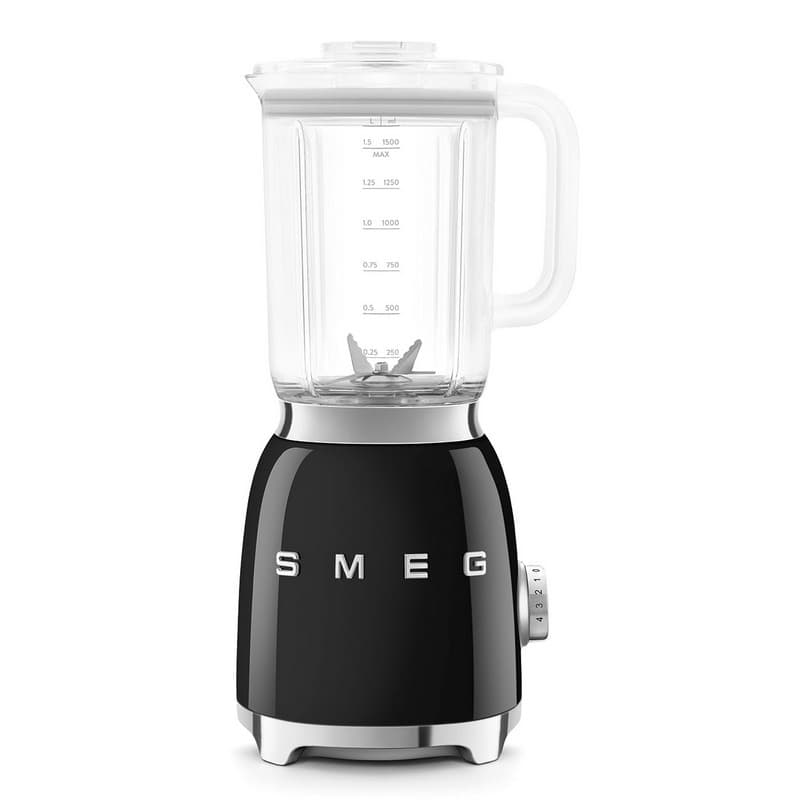Блендер стаціонарний BLF03BLEU чорний Smeg (50'S RETRO STYLE)