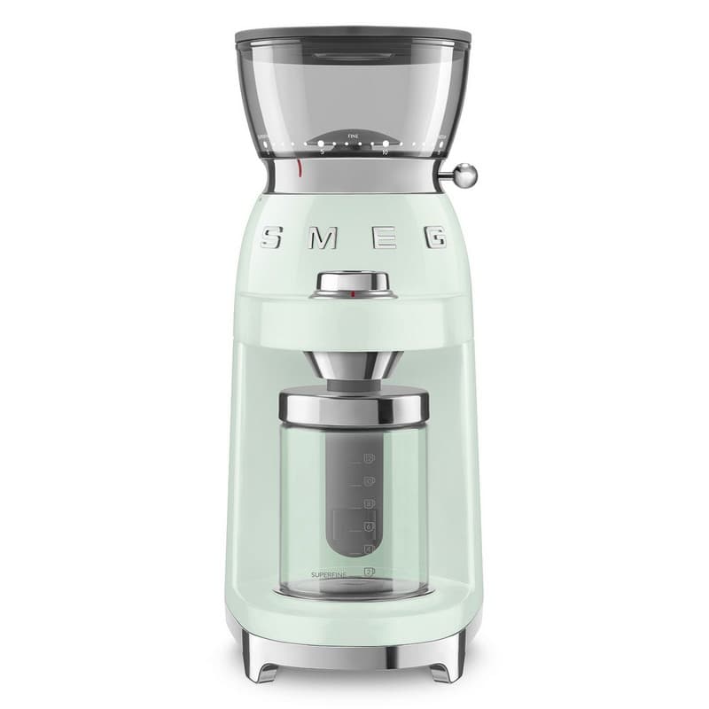 Кавомолка CGF03PGEU пастельно-зелений Smeg (50'S RETRO STYLE)