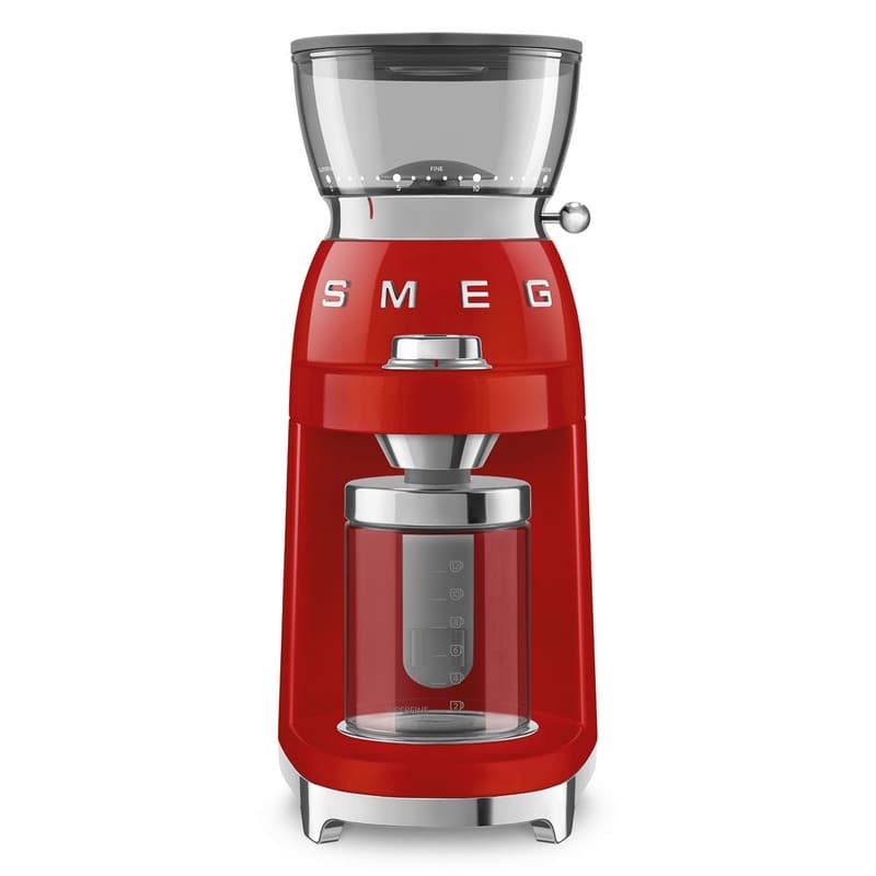Кавомолка CGF03RDEU червоний Smeg (50'S RETRO STYLE)