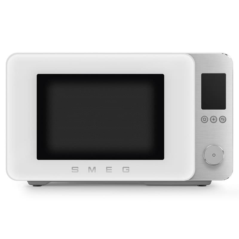 Мікрохвильова піч настільна з конвекцією MOC02WHMEU білий матовий Smeg (COLLEZIONE)