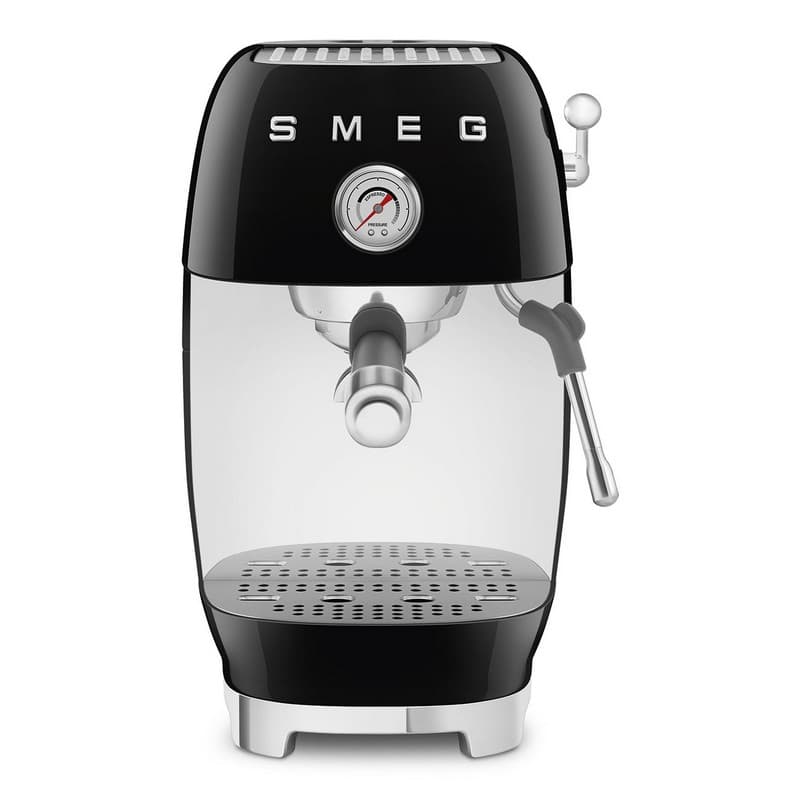 Кавоварка еспресо ECF03BLEU чорний Smeg (50'S RETRO STYLE)