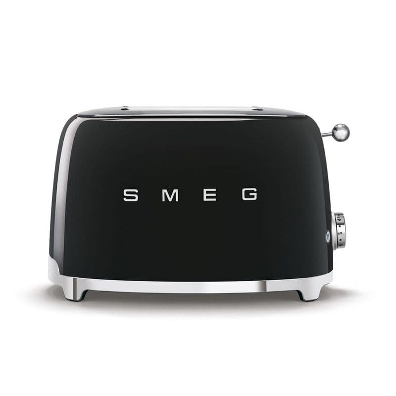 Тостер електричний TSF01BLEU чорний Smeg (50'S RETRO STYLE)