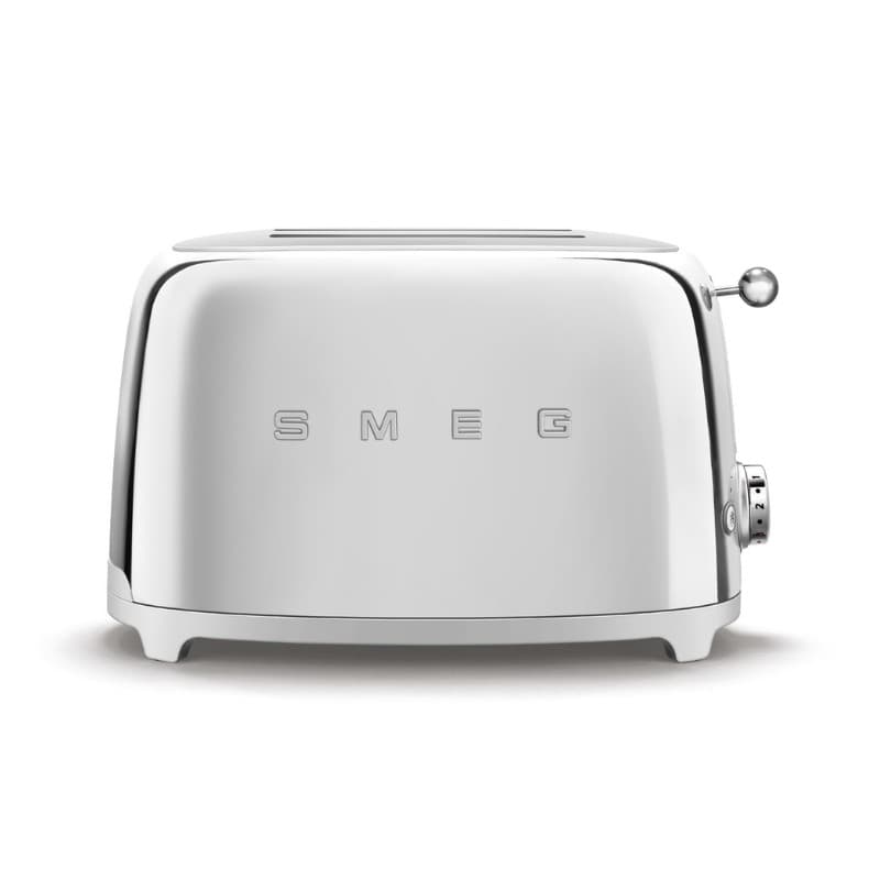 Тостер електричний TSF01SSEU нержавіюча сталь Smeg (50'S RETRO STYLE)