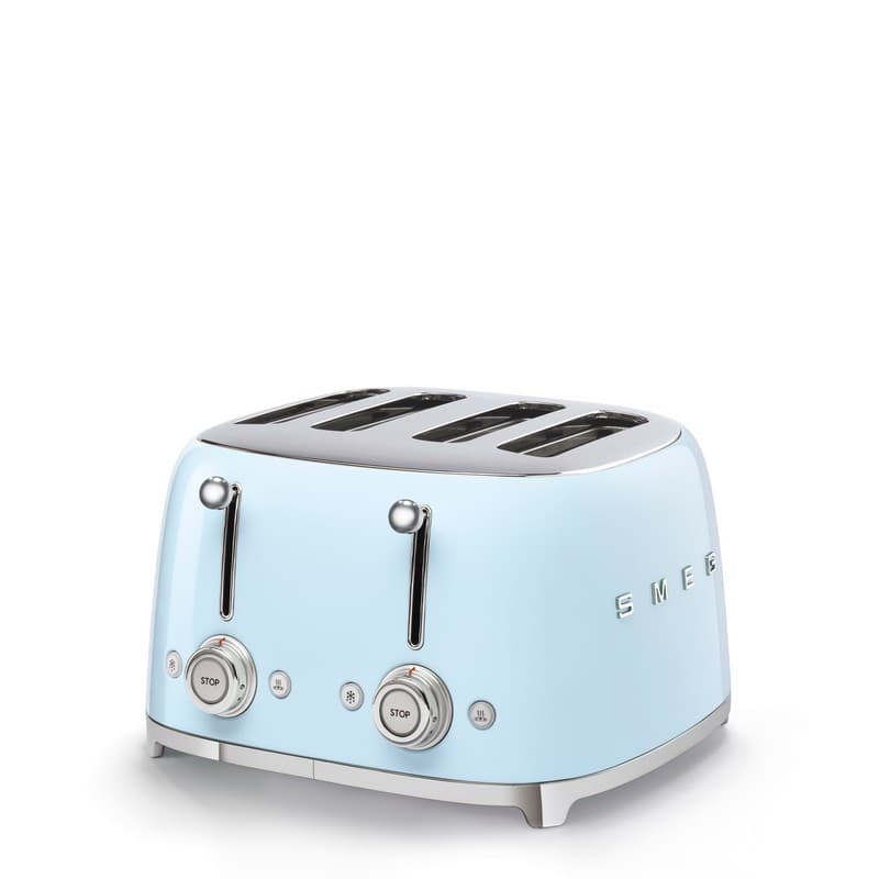 Тостер електричний TSF03PBEU пастельно-блакитний Smeg (50'S RETRO STYLE)