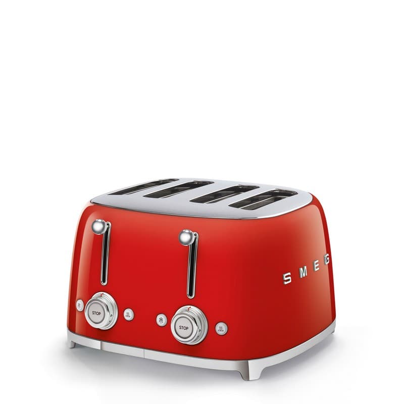 Тостер електричний TSF03RDEU червоний Smeg (50'S RETRO STYLE)