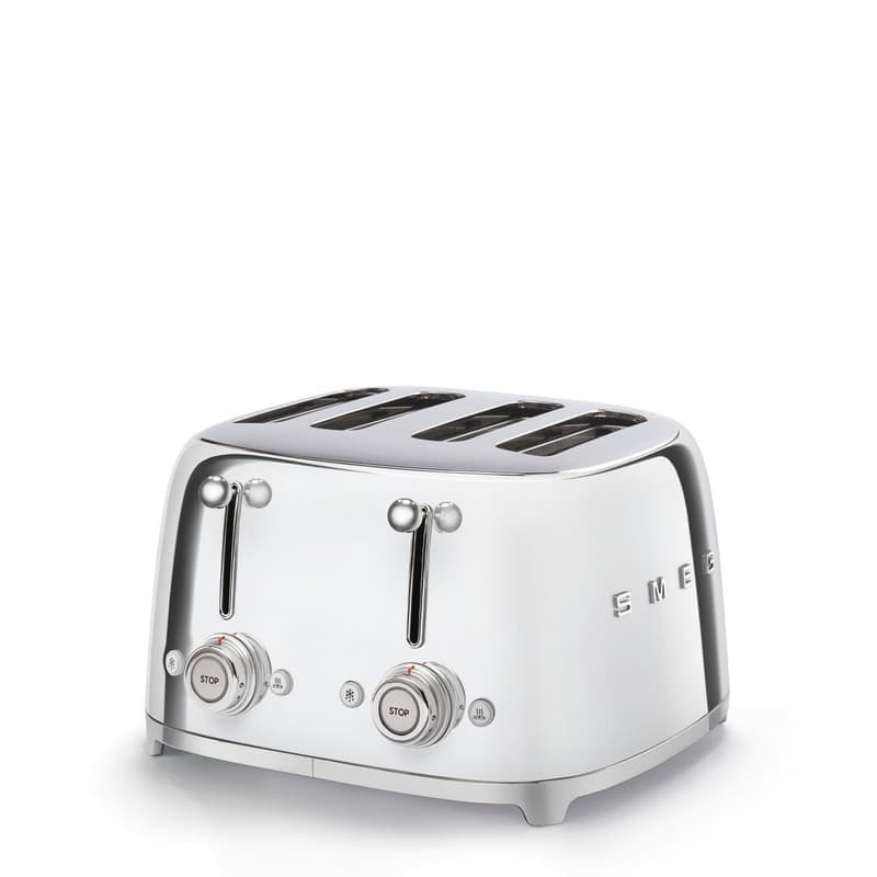 Тостер електричний TSF03SSEU нержавіюча сталь Smeg (50'S RETRO STYLE)