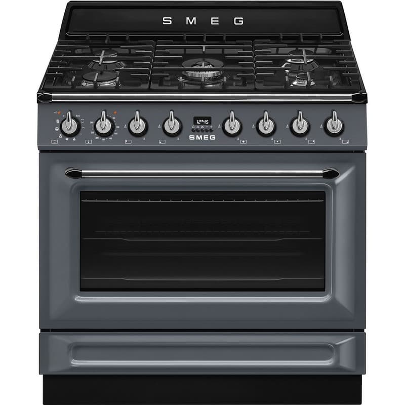 Варильний центр TR90GPGR 90 см сірий Smeg (VICTORIA)