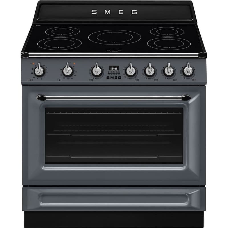 Варильний центр TR90IPGR 90 см сірий Smeg (VICTORIA)