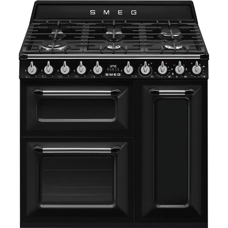 Варильний центр TR93BL 90 см Smeg (VICTORIA)