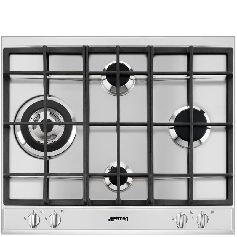 Газова варильна поверхня P261XGH нержавіюча сталь Smeg (SELEZIONE)