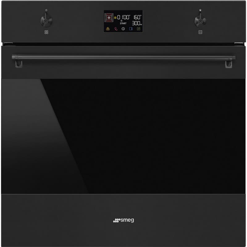 Духова шафа SO6302M2N з мікрохвилями, чорний матовий Smeg (CLASSICA)