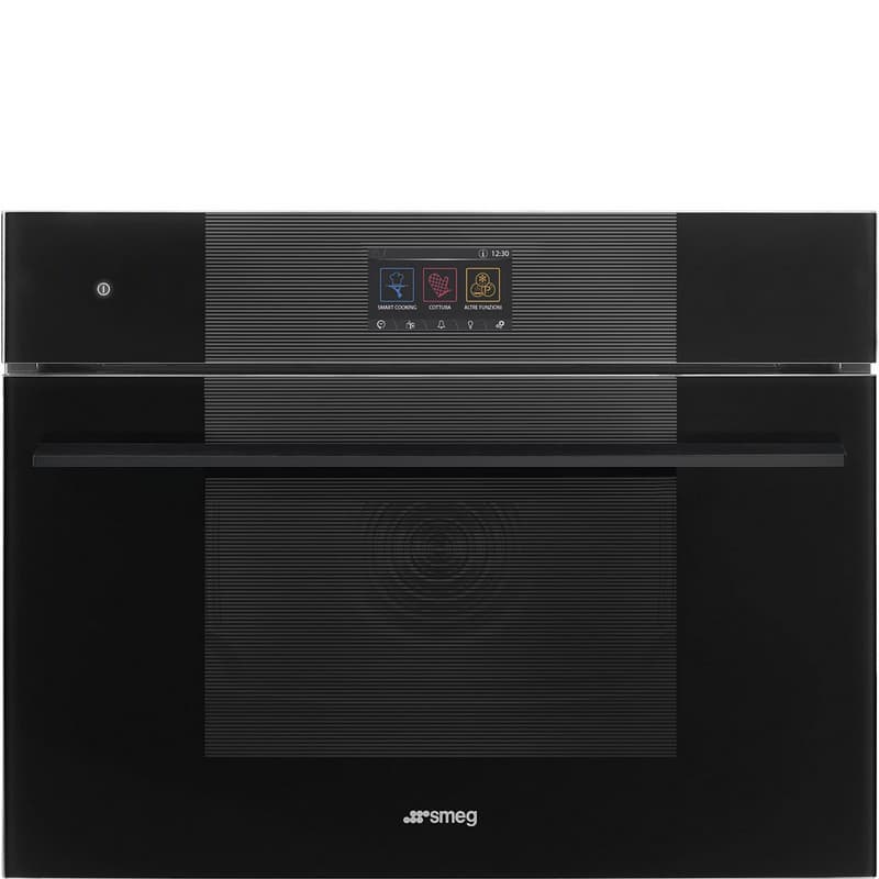 Компактна духова шафа SO4104S4PB3 з парою, Steam100 Pro Smeg (LINEA)