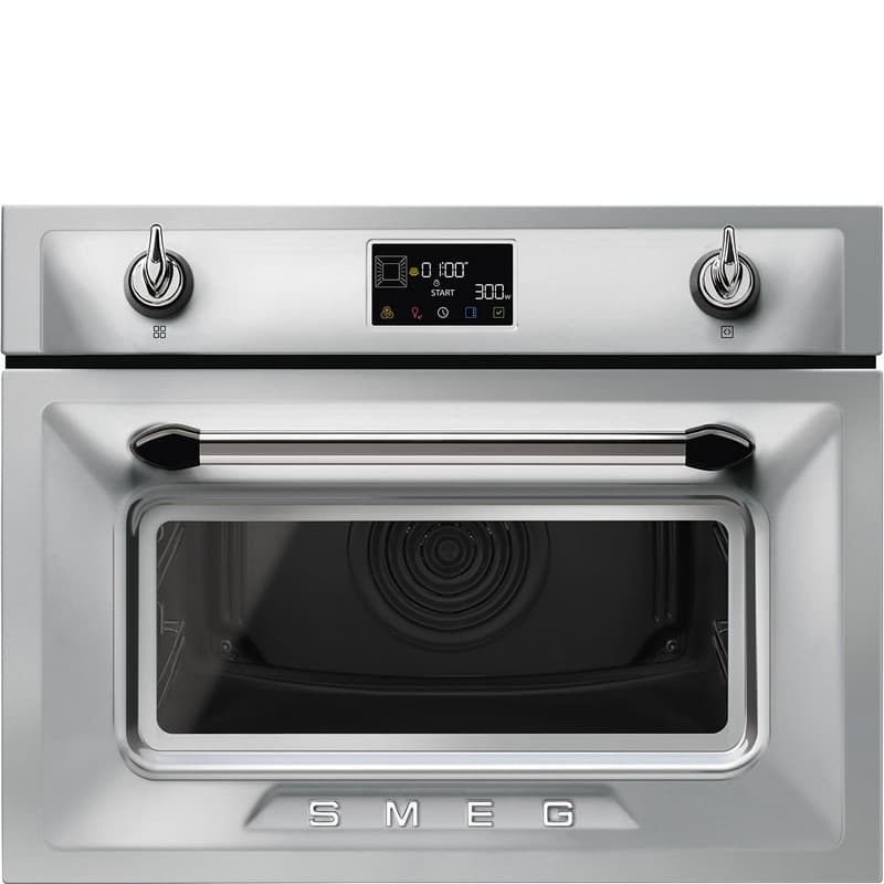 Компактна духова шафа SO4902M1X з мікрохвилями Smeg (VICTORIA)