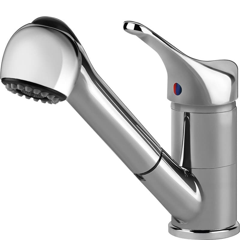 Змішувач MD10CR3 висувний душ, хром Smeg (COLONIALE)