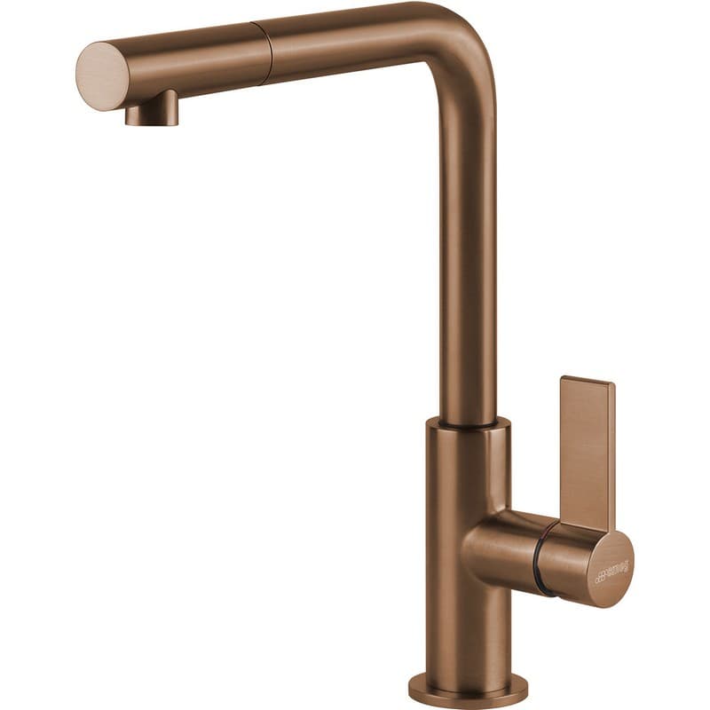 Змішувач MD22CUX1 висувний душ, PVD мідь Smeg (UNIVERSAL)