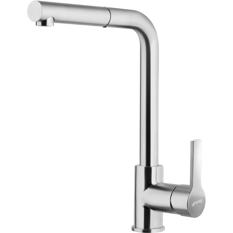 Змішувач MID1NS з душем, сатинований нікель (під сталь) Smeg (COLONIALE)