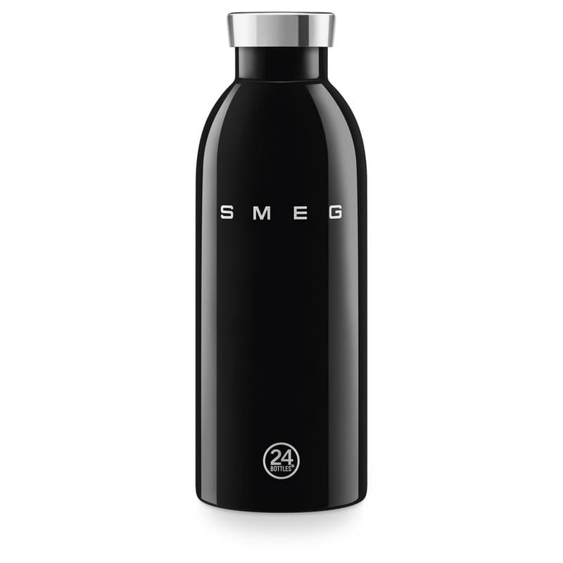 Термопляшка для напоїв WBF01BL 0.5 л, чорний Smeg (50'S RETRO STYLE)