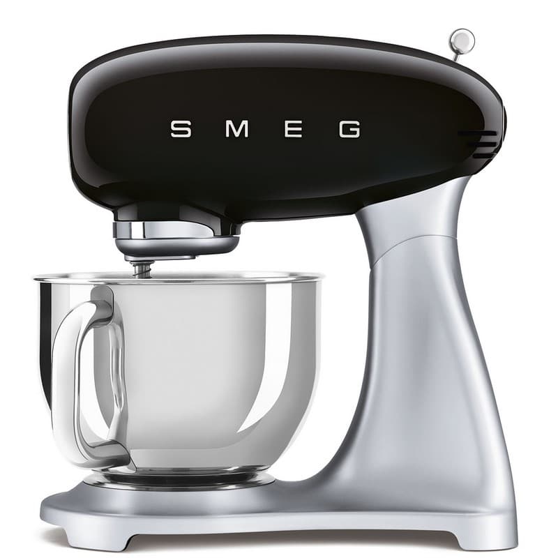 Міксер планетарний SMF04BLEU чорний Smeg (50'S RETRO STYLE)