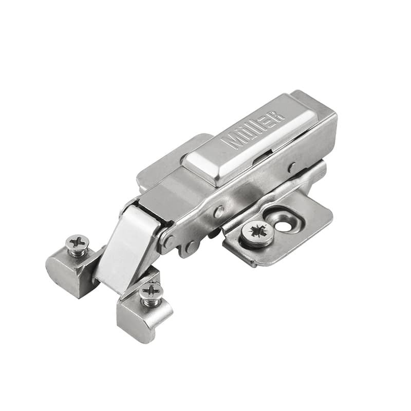 Петля Clip-On, 95°, для алюминиевого профиля, накладная, никель, 3D Muller Profi Line