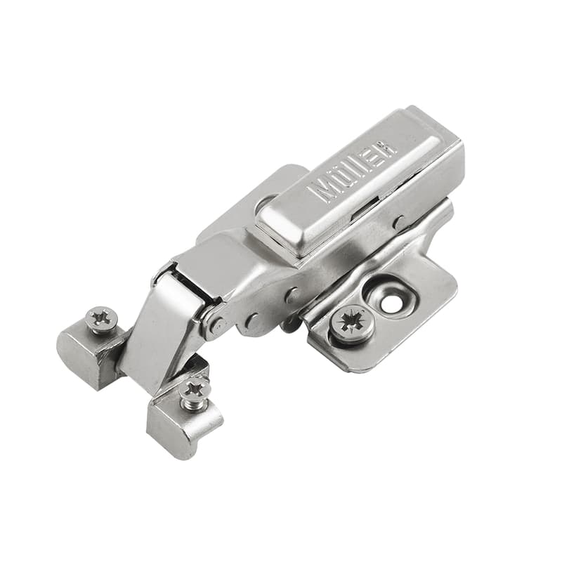 Петля Clip-On, 95°, для алюминиевого профиля, полунакладная, никель, 3D Muller Profi Line