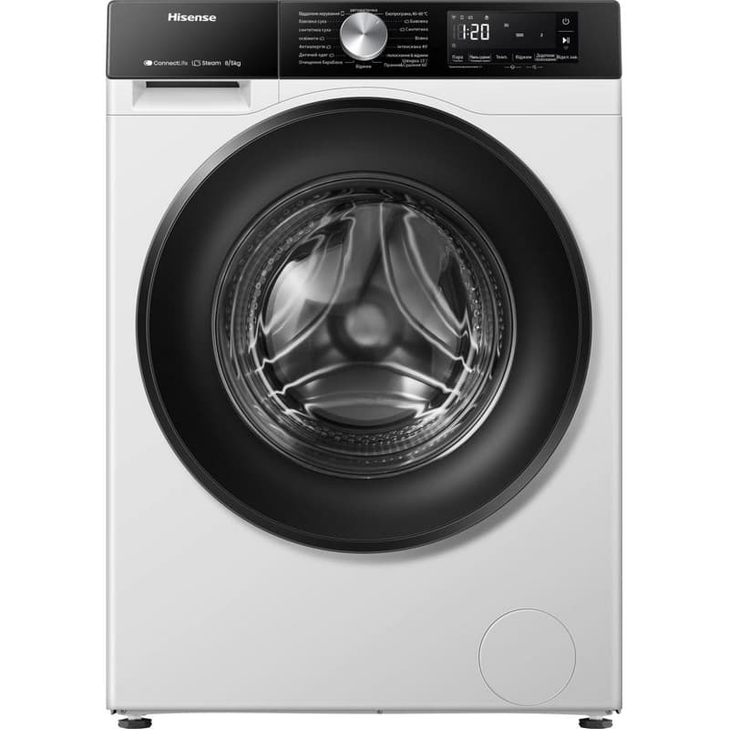 Прально-сушильна машина WD3S8043BW3/UA HISENSE