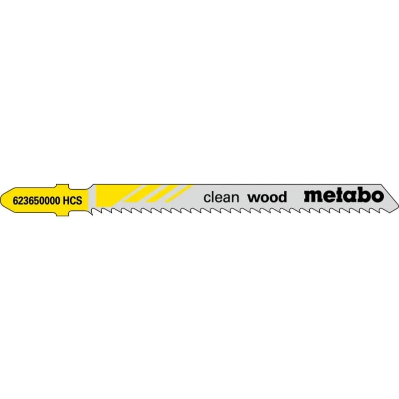 Полотно по дереву, 74/2,5 мм T101BR, Clean Wood, 5 шт. (623650000) Metabo