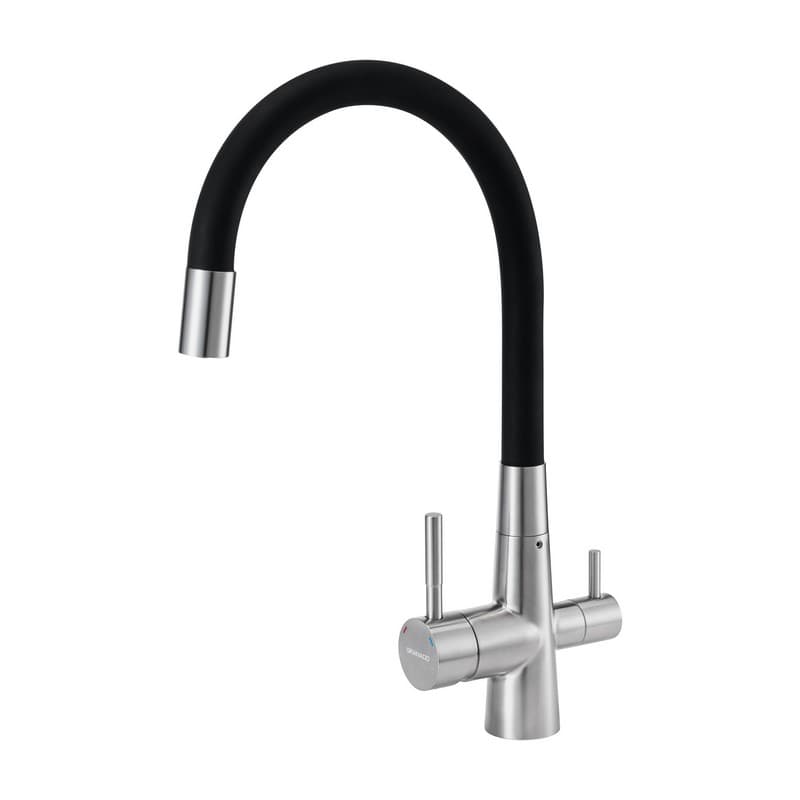 Змішувач Lerma inox (black) Granado