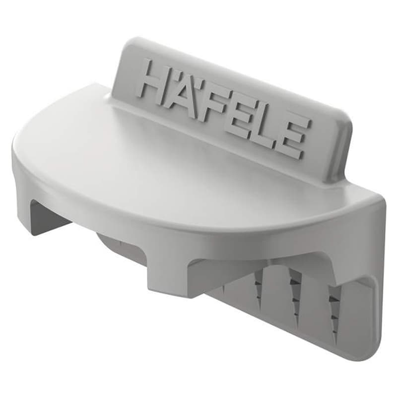 Фиксатор задней стенки пластмаса, цвет серый, Hafele (260.09.560)