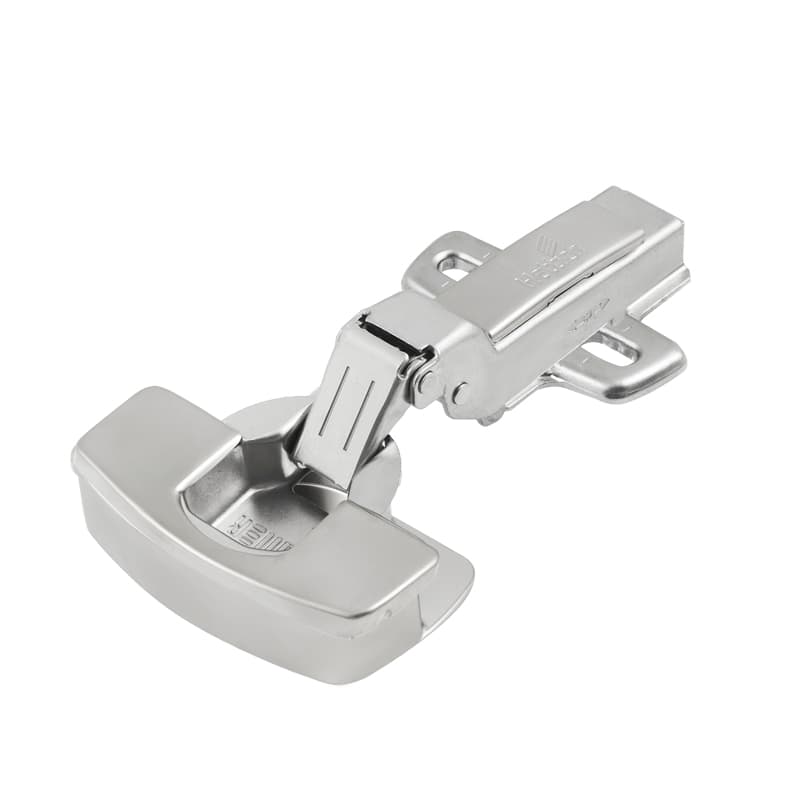 Петля Clip-on, 95°/110°, Sensys, для стекла 4–8мм, фасад стекло — корпус ДСП, никель, Hettich