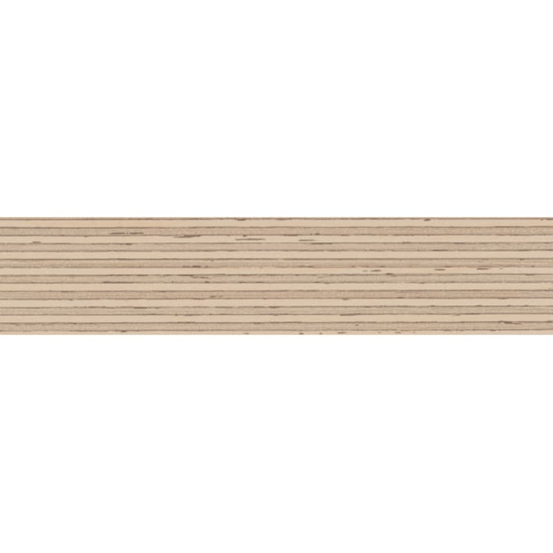 3561W Крайка ABS Мультиплекс світлий (зріз фанери) 43х0,8мм (150 м.п.) REHAU