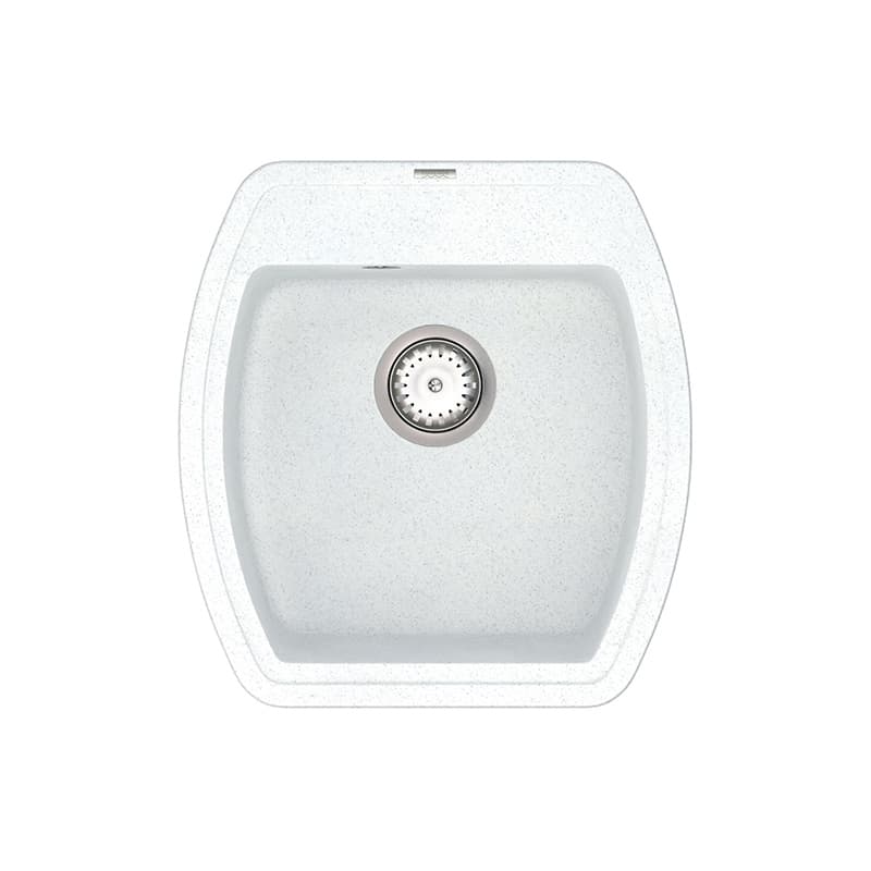 Мойка гранитная Model N 050.48 белый Cascata