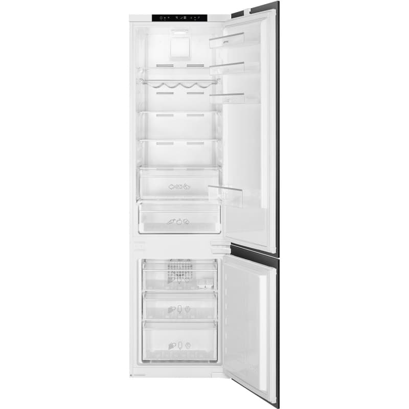 Встроенный комбинированный холодильник 60см C8194TNE Smeg