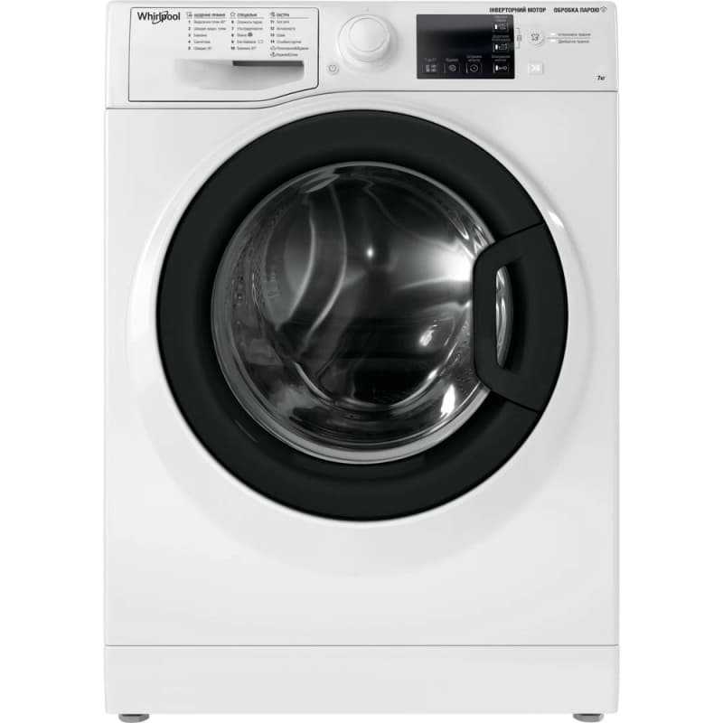 Стиральная машина (фронтальная загрузка) узкая WRSB 7259 WB UA Whirlpool Стиральная машина (фронтальная загрузка) узкая WRSB 7259 WB UA Whirlpool