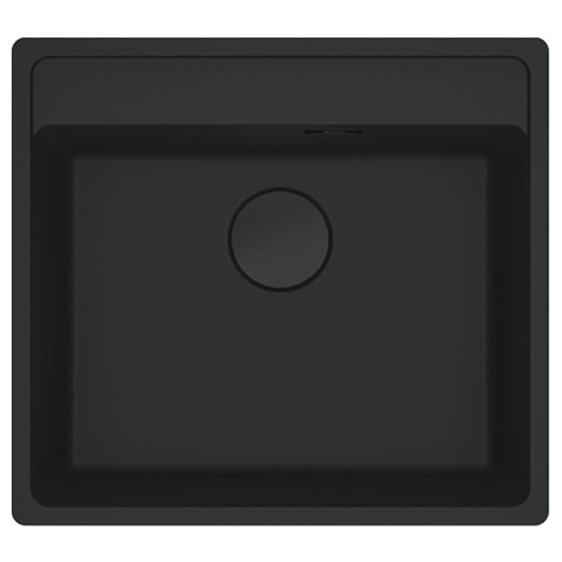 Мойка с сифоном гранит MRG 610-52 TL Black Edition черный матовый Franke 114.0699.231)