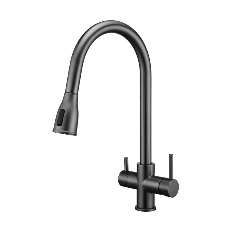 Смеситель комбинированный FKM 3122 Black Steel Fabiano