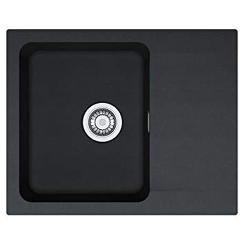 Мойка с сифоном тектонайт OID 611-62 черный Franke (114.0498.008)