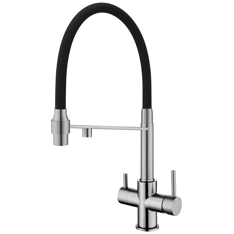 Змішувач Fabiano FKM 31.43 Inox Black Fabiano Змішувач Fabiano FKM 31.43 Inox Black Fabiano