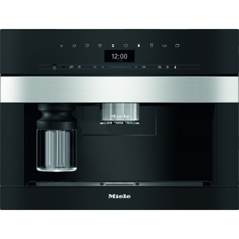 Встраиваемая кофемашина CVA 7440 CLST нержавеющая сталь Miele