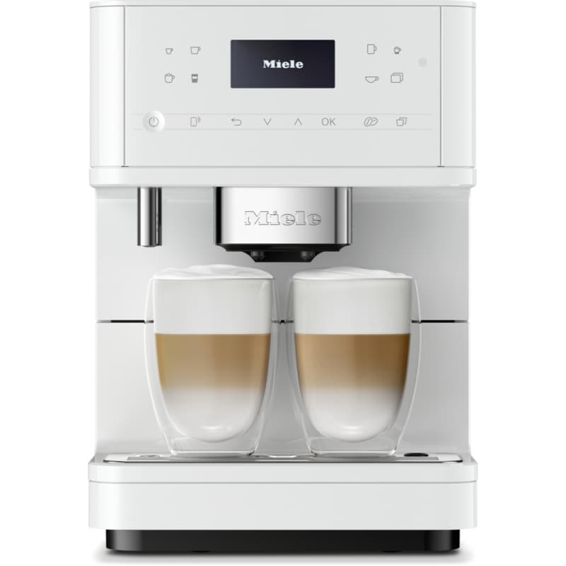 Кофемашина зерновая соло CM 6160 LOWS бриллиантовый белый Miele