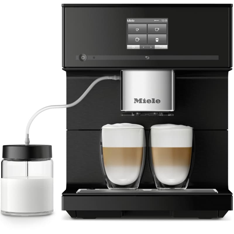 Кофемашина зерновая соло CM 7750 OBSW черный обсидиан Miele