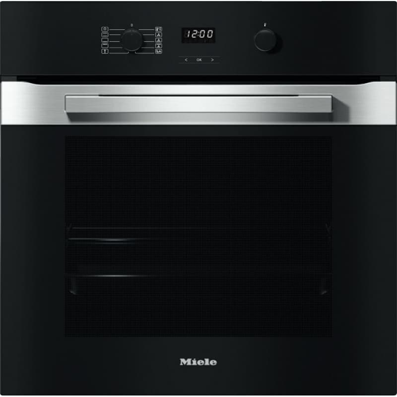 Встраиваемый духовой шкаф 60 см H 2860 B CLST нержавеющая сталь Miele