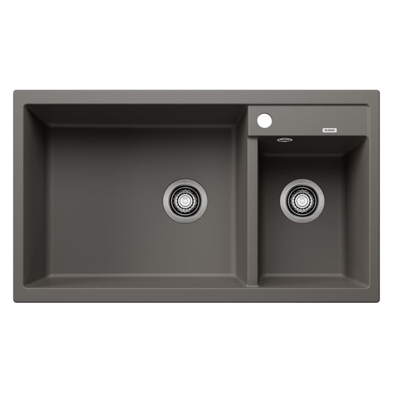 Мойка METRA 9 SILGRANIT (мпс./врезная) вулканический серый (чаша слева) BLANCO (527304)