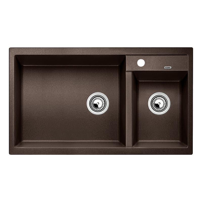 Мойка METRA 9 SILGRANIT (мпс./врезная) кофе (чаша слева) BLANCO (515050) Мойка METRA 9 SILGRANIT (мпс./врезная) кофе (чаша слева) BLANCO (515050)